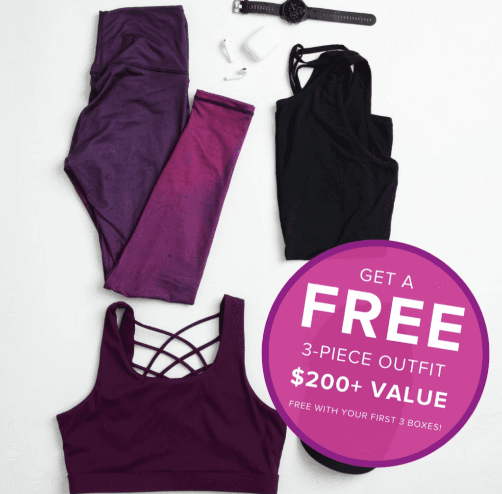 YogaClub: Get a FREE 3-Piece Outfit with a 3-Month Subscription