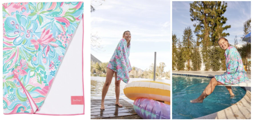 FabFitFun Summer 2022 Spoilers Lilly Pulitzer Lounge Towel