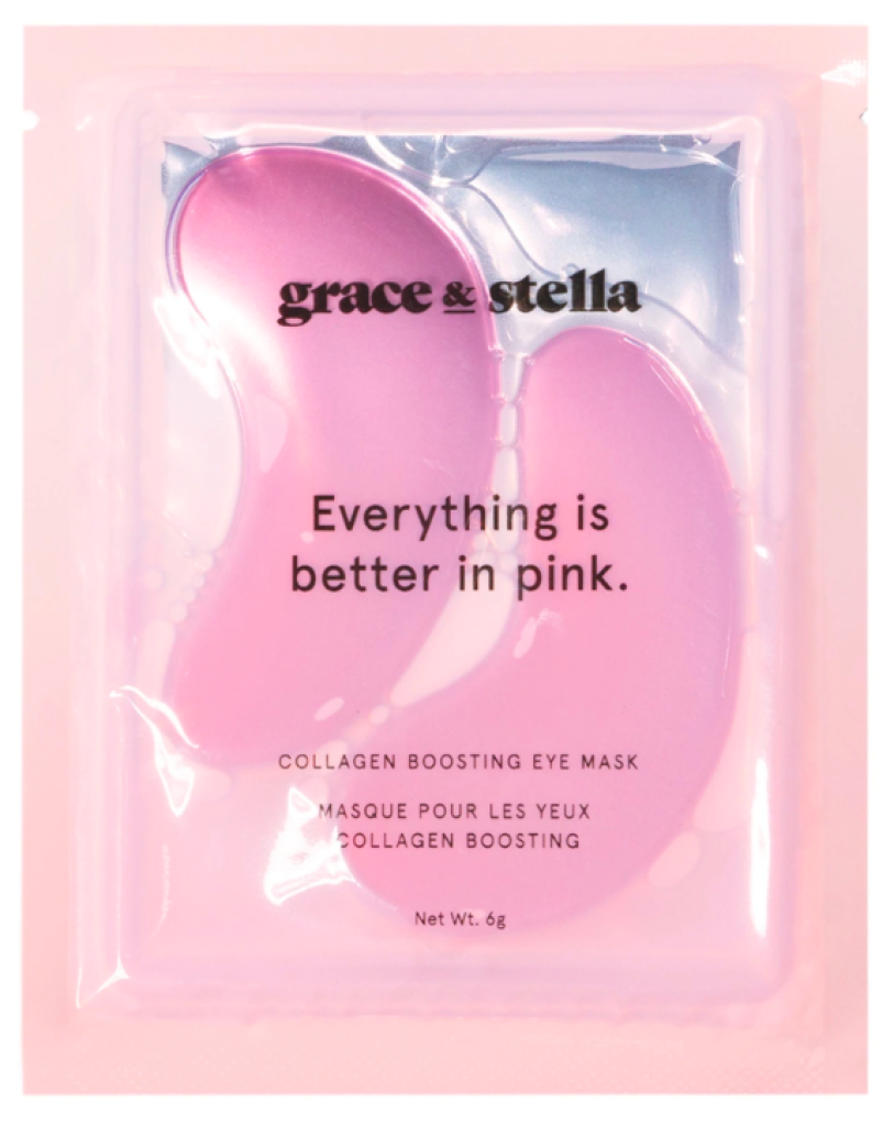 FabFitFun Summer 2022 Spoilers grace & stella pink eye masks (12 pack)