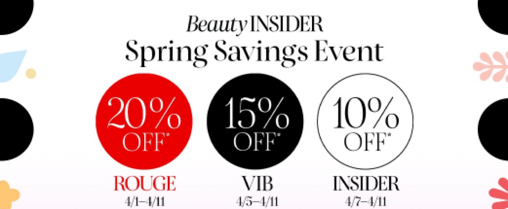 Sephora Spring Savings Event: Save up to 30% OFF
