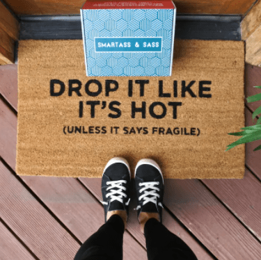 Smartass and Sass Subscription Box with humor