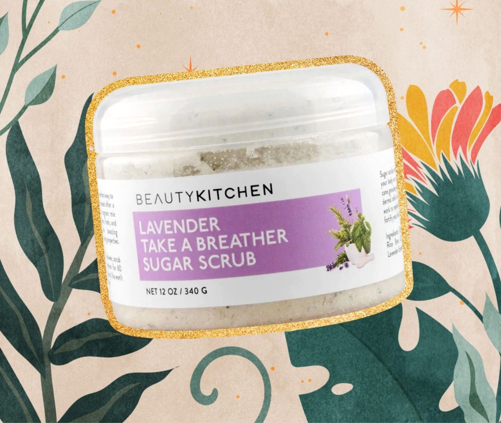 TheraBox June 2022 'Glow Up' Box Spoilers Beauty Kitchen Sugar Scrub