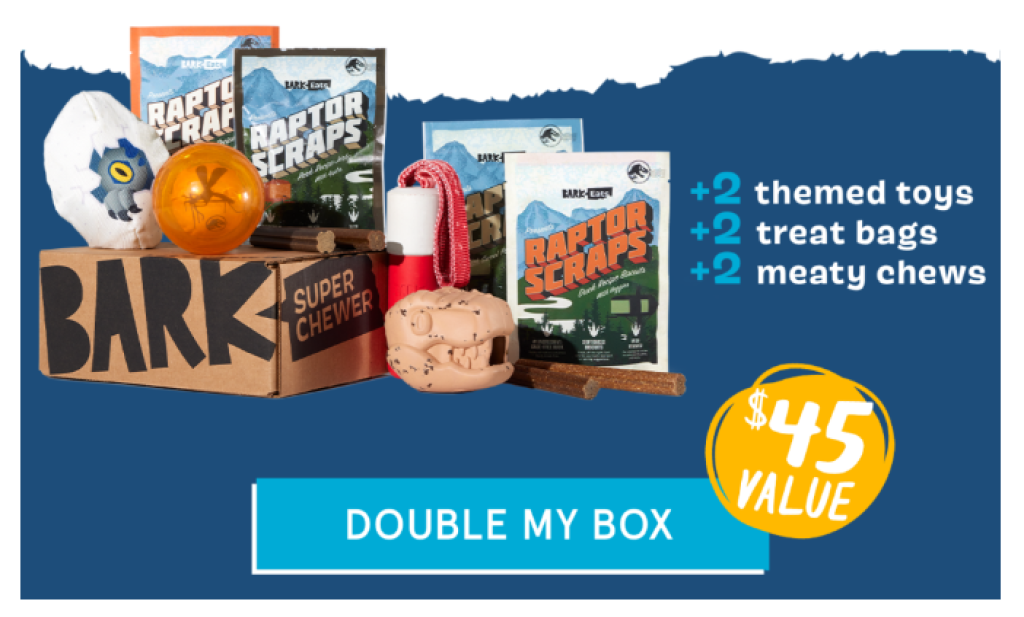 Bark Super Chewer Jurassic World Dog Subscription Box