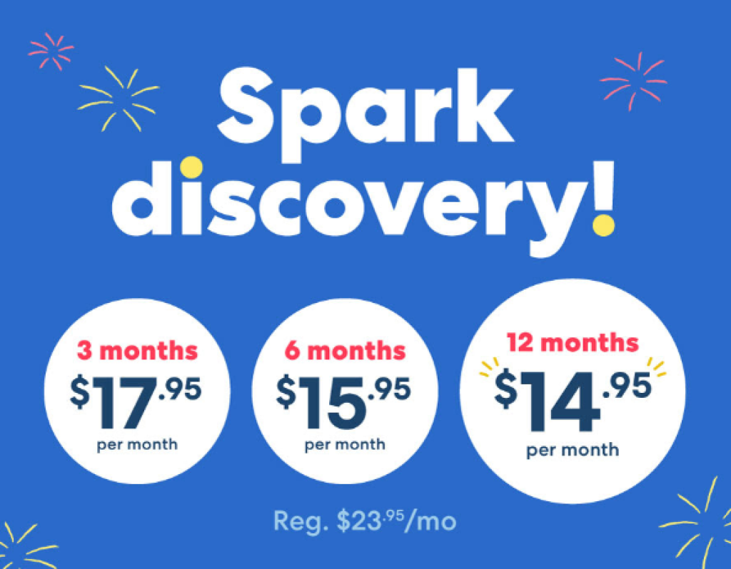 KiwiCo Spark Discovery Summer Sale