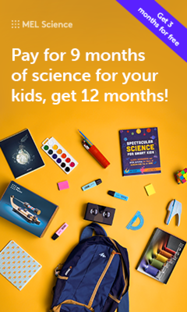 MEL Science Sale: Get 3 Months FREE when you Pay for 9 Months