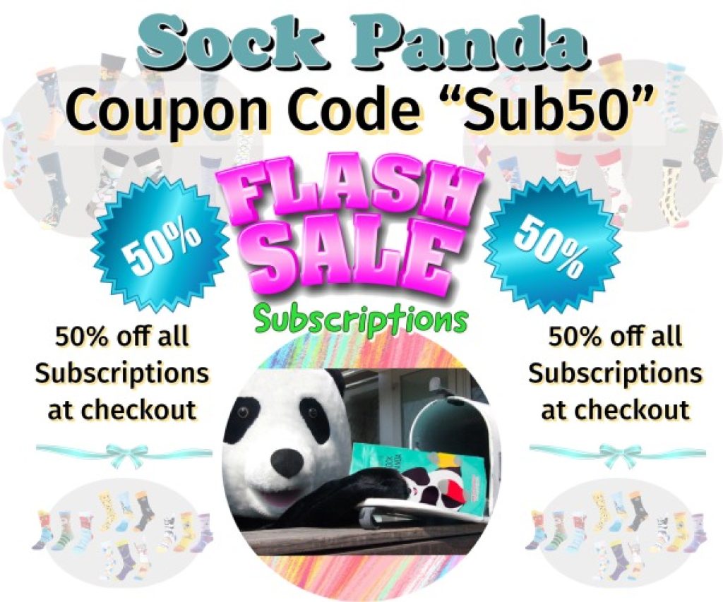 Sock Panda Fall Flash Sale: Save 50% OFF