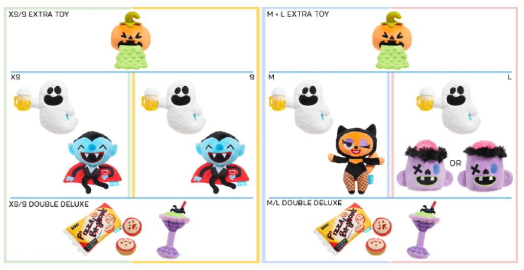 BarkBox Toy Chart October 2022 Spoilers Howl-o-Ween Party