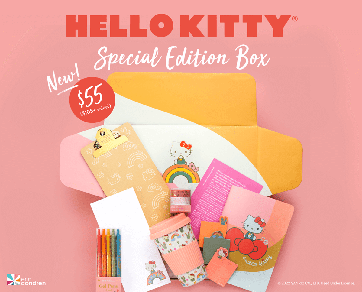 Erin Condren Hello Kitty Special Edition Box FULL Spoilers
