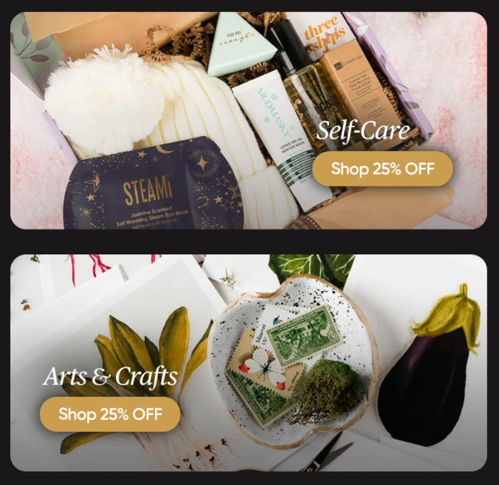 Cratejoy Early Black Friday Sale Save 25% OFF Arts, Crafts and Self-Care Boxes