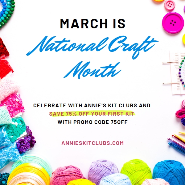 Annie’s Kit Clubs National Craft Month Sale 2023: Save 75% OFF More Than 20+ Crafting Boxes