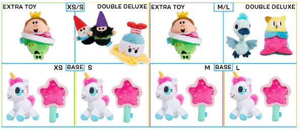 BarkBox May 2023 Spoilers Fairy Tails and Booptime Stories Toy Chart