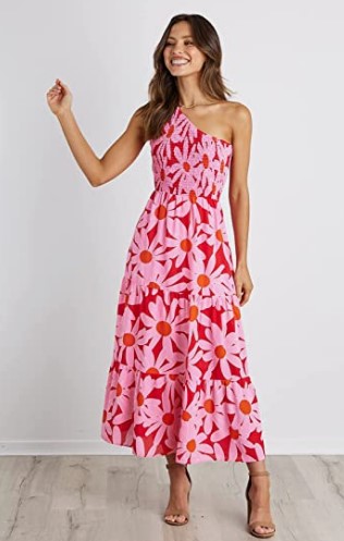 Amazon One Shoulder Summer Dress