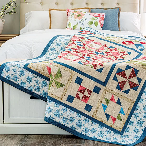Annie’s Courtyard Quilt Block-Of-The-Month Club
