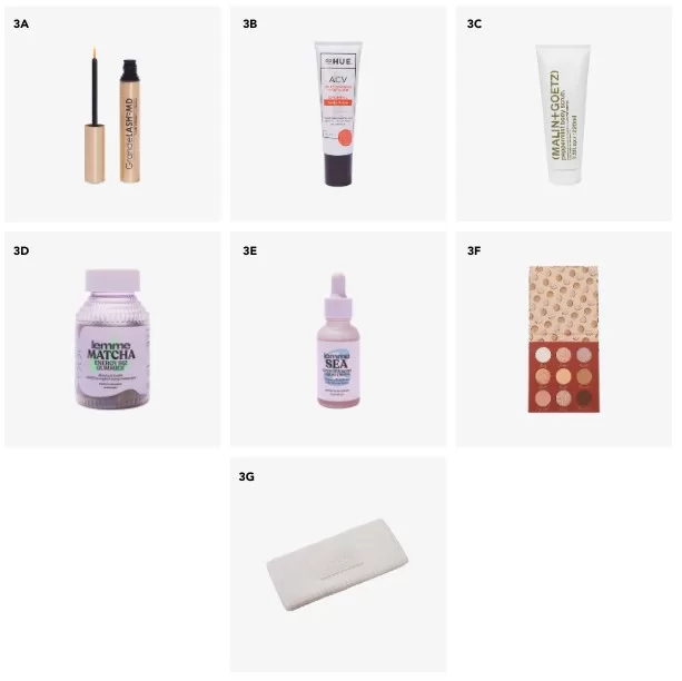 FabFitFun Winter 2023 spoilers Customization Category 3