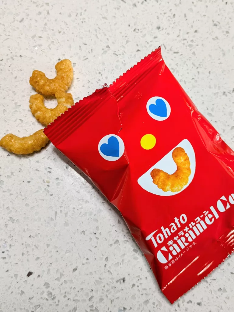 Tohato Caramel Corn Puffs