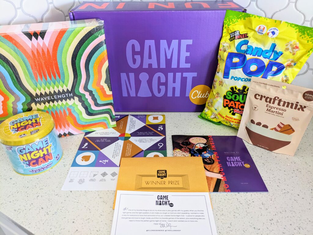 Ellen DeGeneres' Game Night Club subscription box review